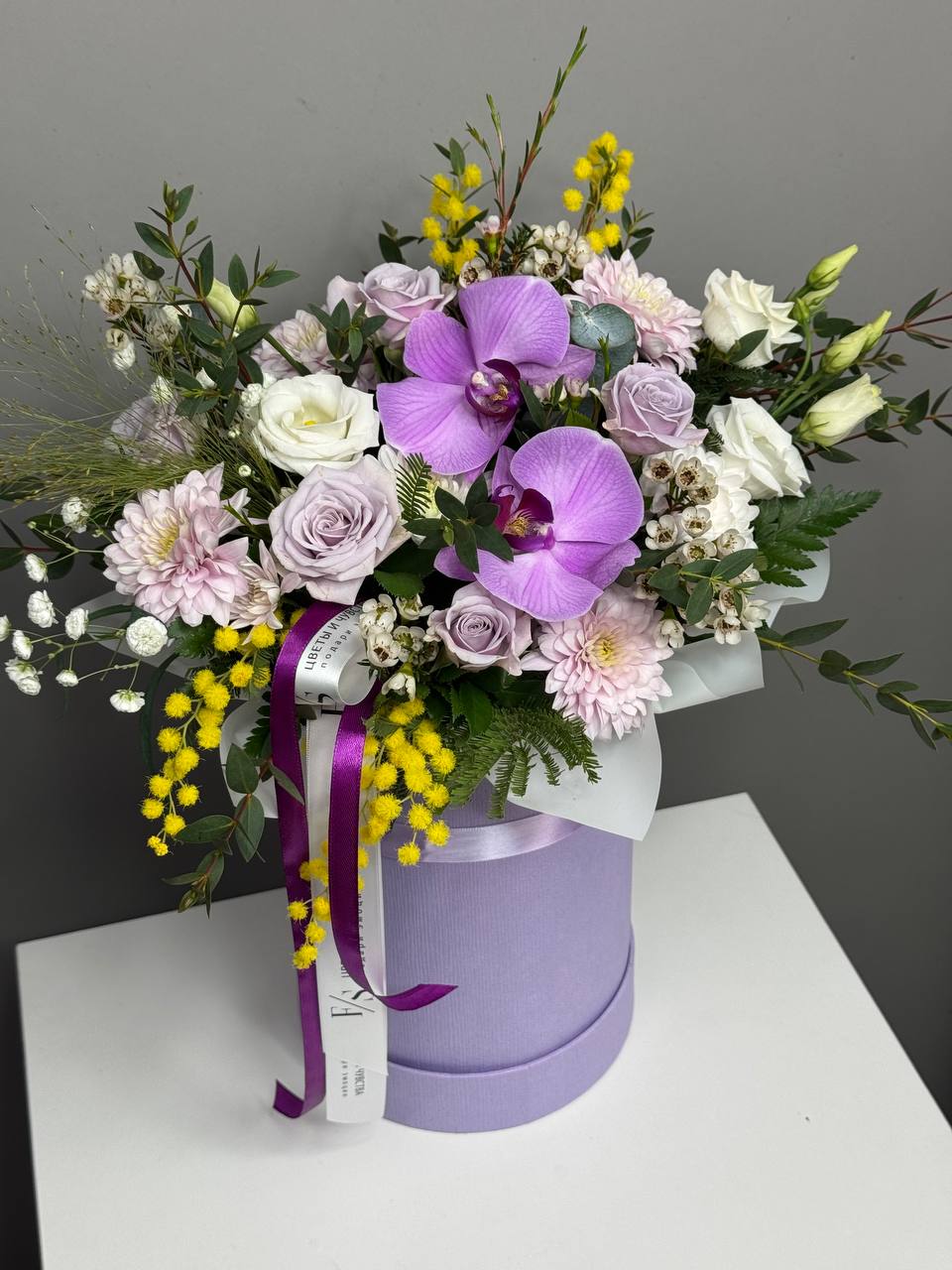 Композиция Дыхание ветра с орхидеей (1)