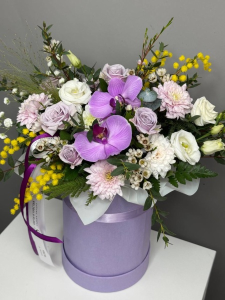 Композиция Дыхание ветра с орхидеей (4)