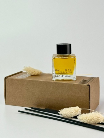 LUCHaroma Аромадиффузер 50мл с палочками Аромат 54 Карсные танины (1)