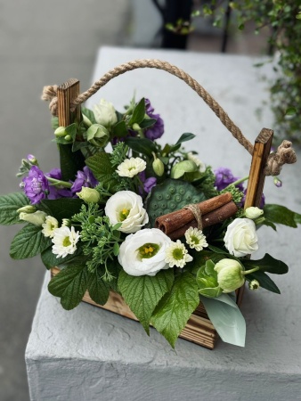 Композиция Матильда с лотосом и ароматной маттиолой (3)