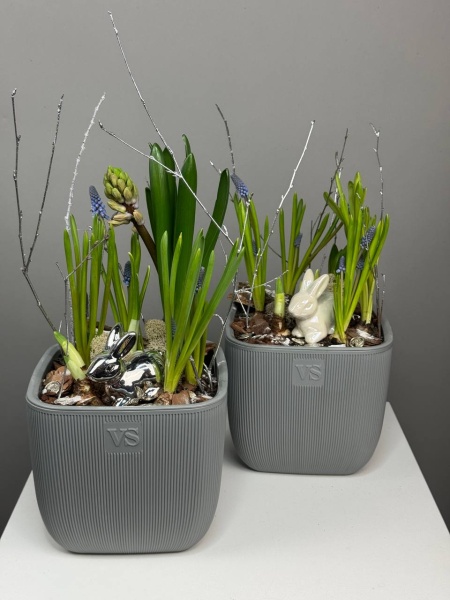 Композиция с первоцветами Весна пришла (3)