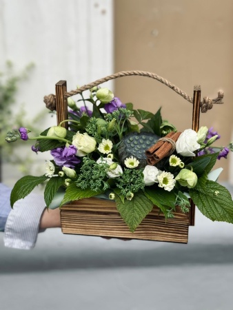 Композиция Матильда с лотосом и ароматной маттиолой (2)